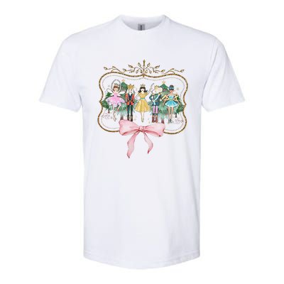 Nutcracker Ballet Sugar Plum Fairy Retro Christmas Softstyle CVC T-Shirt