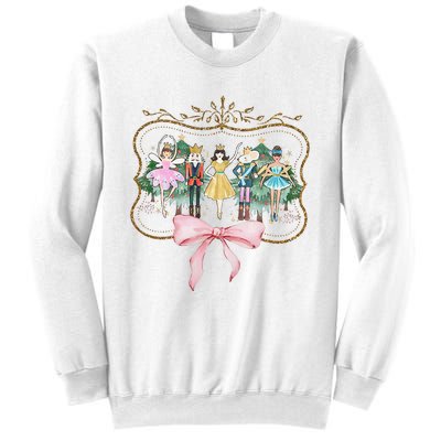 Nutcracker Ballet Sugar Plum Fairy Retro Christmas Sweatshirt