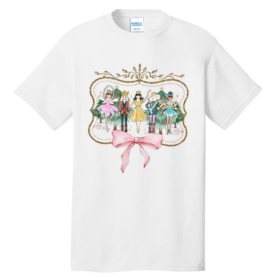 Nutcracker Ballet Sugar Plum Fairy Retro Christmas Tall T-Shirt