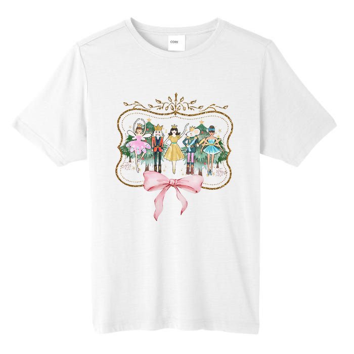 Nutcracker Ballet Sugar Plum Fairy Retro Christmas Tall Fusion ChromaSoft Performance T-Shirt