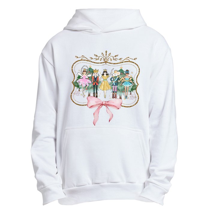 Nutcracker Ballet Sugar Plum Fairy Retro Christmas Urban Pullover Hoodie