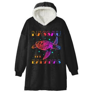 Nassau Bahamas Sea Turtle Bahamas Souvenirs Bahamas Hooded Wearable Blanket