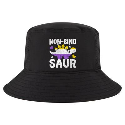 Non Bino Saur Dinosaur Aagender Non Binary Gift Cool Comfort Performance Bucket Hat