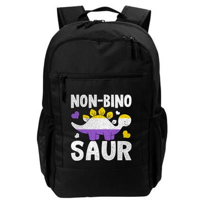 Non Bino Saur Dinosaur Aagender Non Binary Gift Daily Commute Backpack