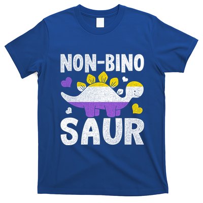Non Bino Saur Dinosaur Aagender Non Binary Gift T-Shirt