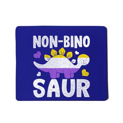 Non Bino Saur Dinosaur Aagender Non Binary Gift Mousepad