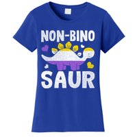 Non Bino Saur Dinosaur Aagender Non Binary Gift Women's T-Shirt