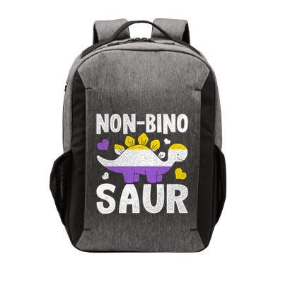 Non Bino Saur Dinosaur Aagender Non Binary Gift Vector Backpack