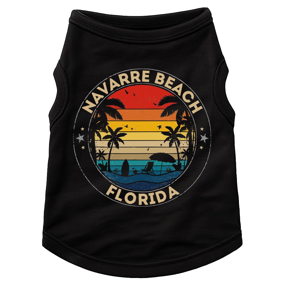 Navarre Beach Souvenir Florida Reminder Doggie Tank