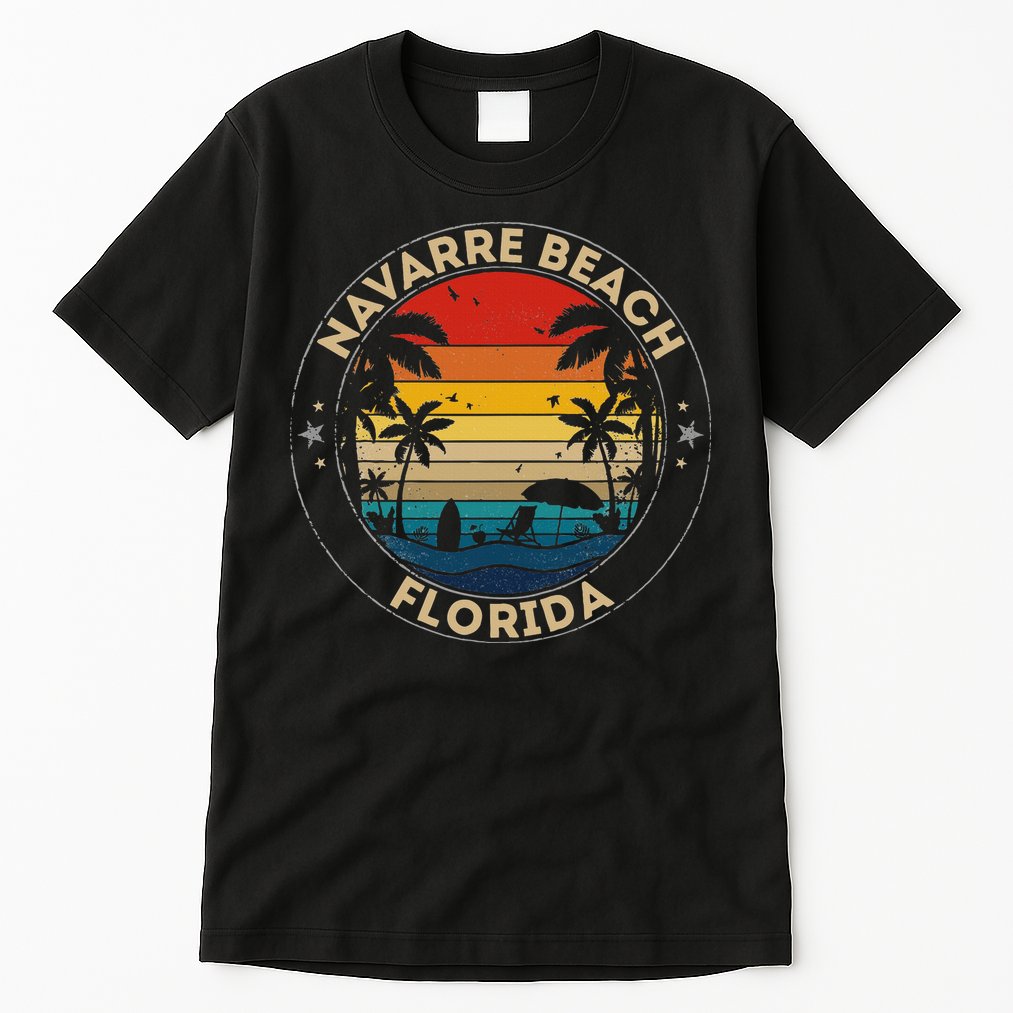 Navarre Beach Souvenir Florida Reminder Tall T-Shirt