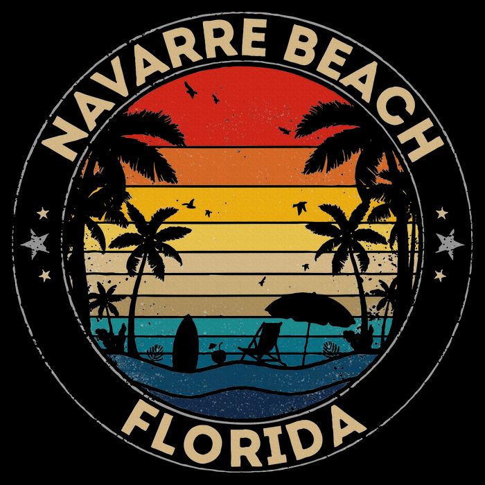 Navarre Beach Souvenir Florida Reminder 16 in Basic Backpack