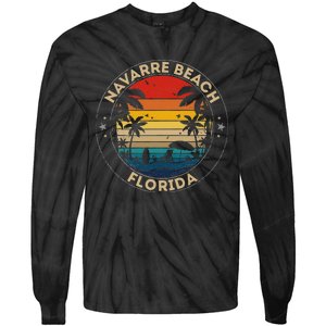 Navarre Beach Souvenir Florida Reminder Tie-Dye Long Sleeve Shirt