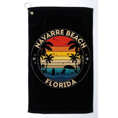 Navarre Beach Souvenir Florida Reminder Golf Towel