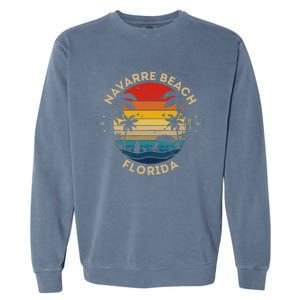 Navarre Beach Souvenir Florida Reminder Garment-Dyed Sweatshirt