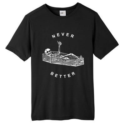 Never Better Skeleton Tall Fusion ChromaSoft Performance T-Shirt