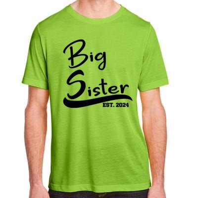 New Big Sister Est 2024 Family Gift Adult ChromaSoft Performance T-Shirt