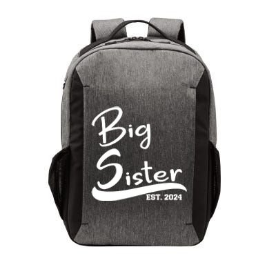 New Big Sister Est 2024 Family Gift Vector Backpack