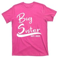 New Big Sister Est 2024 Family Gift T-Shirt