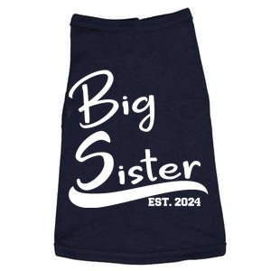 New Big Sister Est 2024 Family Gift Doggie Tank