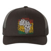 Never Be Sorry Black History Month Juneteenth African Gifts Yupoong Adult 5-Panel Trucker Hat