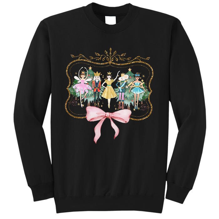 Nutcracker Ballet Sugar Plum Fairy Retro Christmas Sweatshirt