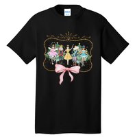 Nutcracker Ballet Sugar Plum Fairy Retro Christmas Tall T-Shirt