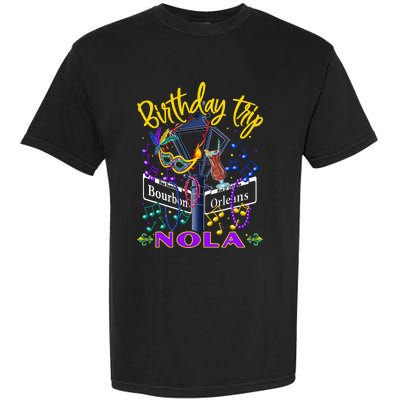 Nola Birthday Trip New Orleans Girl Trip Vacay Garment-Dyed Heavyweight T-Shirt