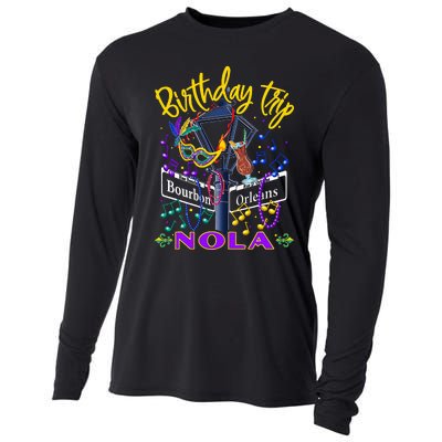 Nola Birthday Trip New Orleans Girl Trip Vacay Cooling Performance Long Sleeve Crew