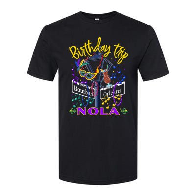 Nola Birthday Trip New Orleans Girl Trip Vacay Softstyle CVC T-Shirt