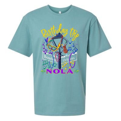 Nola Birthday Trip New Orleans Girl Trip Vacay Sueded Cloud Jersey T-Shirt