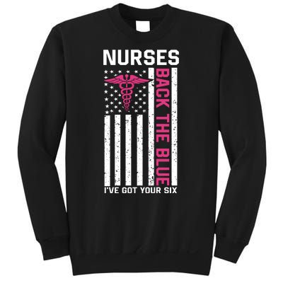 Nurses Back The Blue Ive Got Your Six Sweatshirt