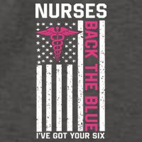 Nurses Back The Blue Ive Got Your Six Vector Backpack