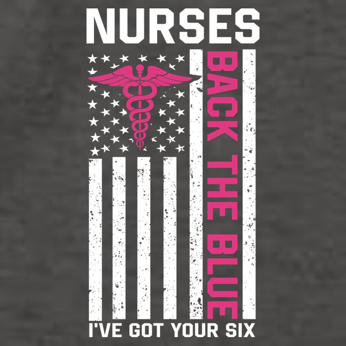 Nurses Back The Blue Ive Got Your Six Vector Backpack