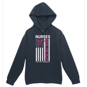 Nurses Back The Blue Ive Got Your Six Urban Pullover Hoodie