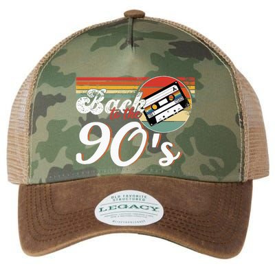 Nineties Back To The 90s Retro Cassette 90S Legacy Tie Dye Trucker Hat