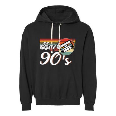 Nineties Back To The 90s Retro Cassette 90S Garment-Dyed Fleece Hoodie