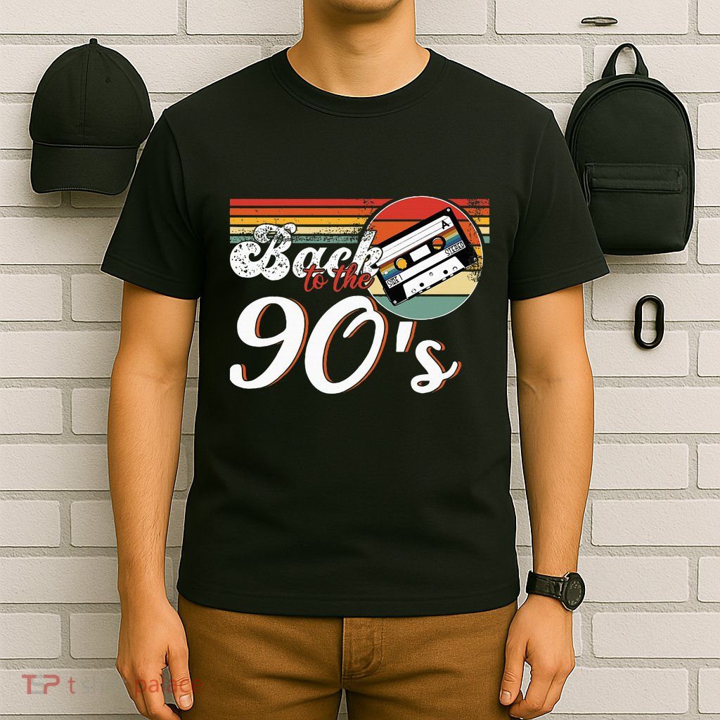 Nineties Back To The 90s Retro Cassette 90S T-Shirt