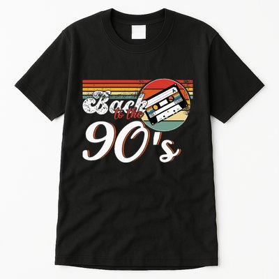 Nineties Back To The 90s Retro Cassette 90S Tall T-Shirt
