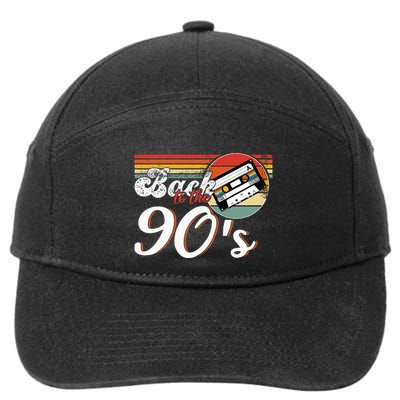 Nineties Back To The 90s Retro Cassette 90S 7-Panel Snapback Hat