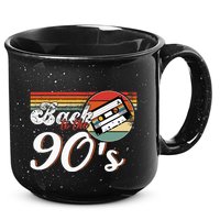 Nineties Back To The 90s Retro Cassette 90S 15oz Campfire Ceramic Mug