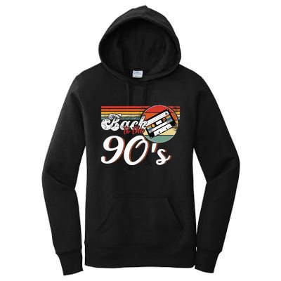 Nineties Back To The 90s Retro Cassette 90S Women's Pullover Hoodie