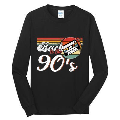 Nineties Back To The 90s Retro Cassette 90S Tall Long Sleeve T-Shirt