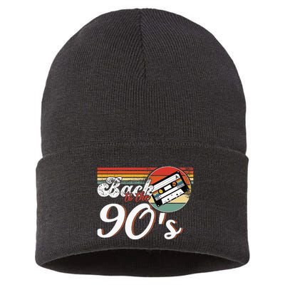 Nineties Back To The 90s Retro Cassette 90S Sustainable Knit Beanie