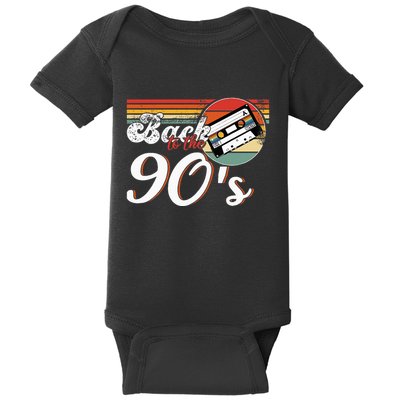 Nineties Back To The 90s Retro Cassette 90S Baby Bodysuit