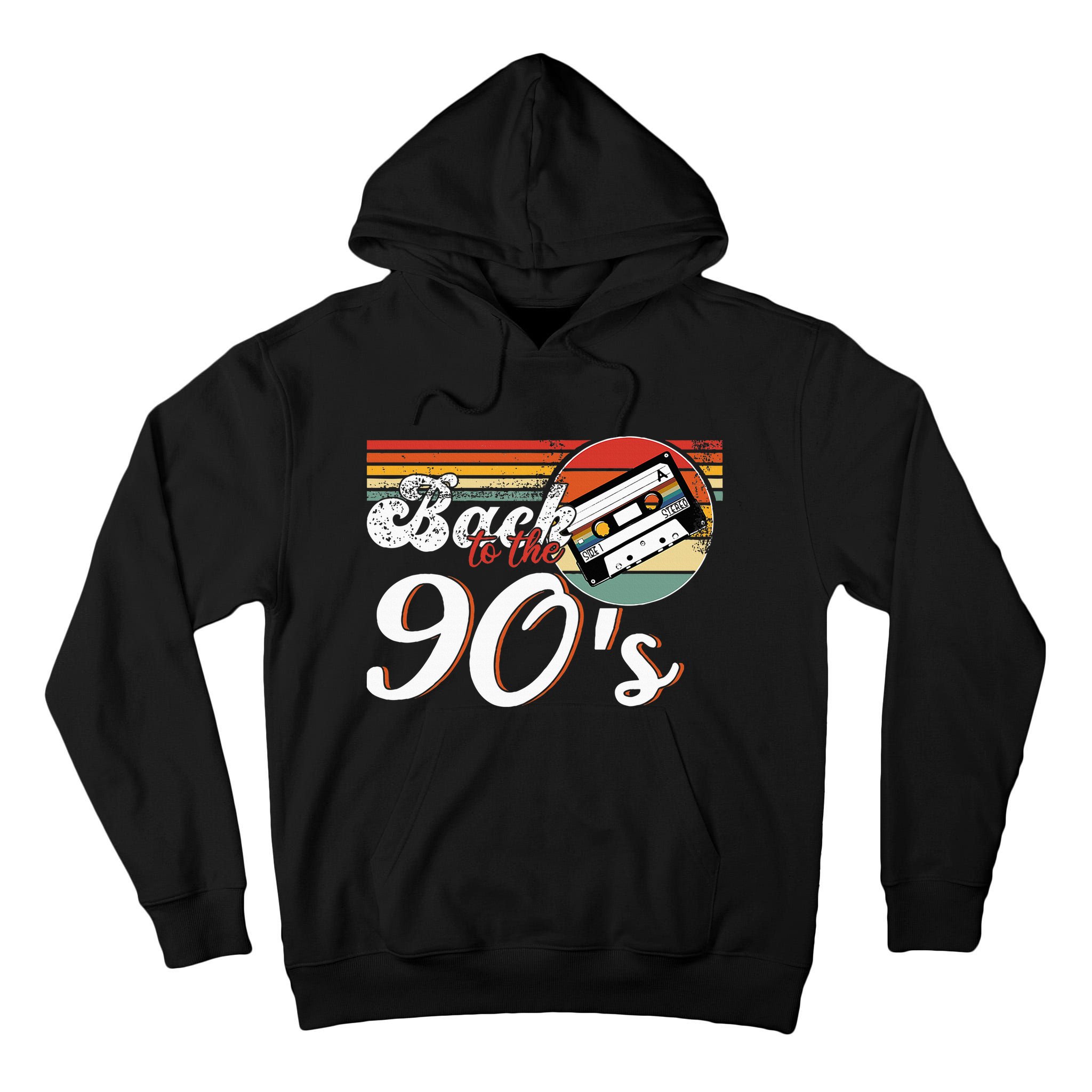 Nineties Back To The 90s Retro Cassette 90S Tall Hoodie