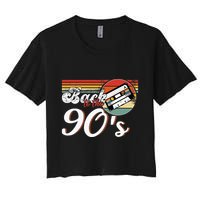 Nineties Back To The 90s Retro Cassette 90S Crop Top