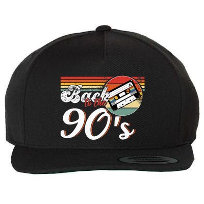 Nineties Back To The 90s Retro Cassette 90S Wool Snapback Cap