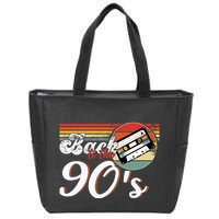 Nineties Back To The 90s Retro Cassette 90S Zip Tote Bag