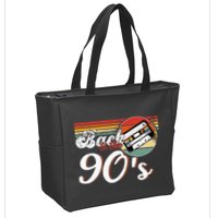 Nineties Back To The 90s Retro Cassette 90S Zip Tote Bag