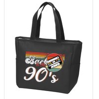 Nineties Back To The 90s Retro Cassette 90S Zip Tote Bag
